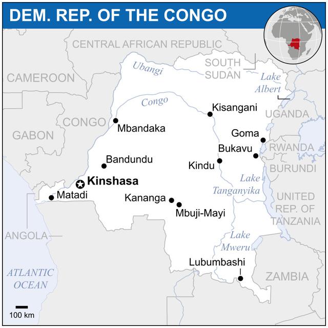 Peta RD Kongo. (Public Domain)