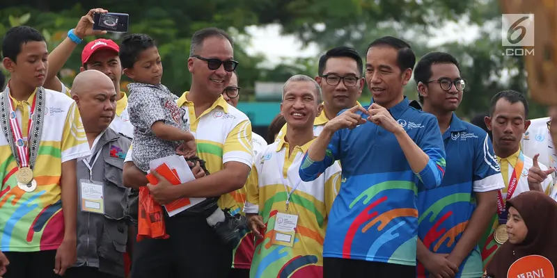 Bersama Abdul, Jokowi Peringati Hari Disabilitas International di Bekasi