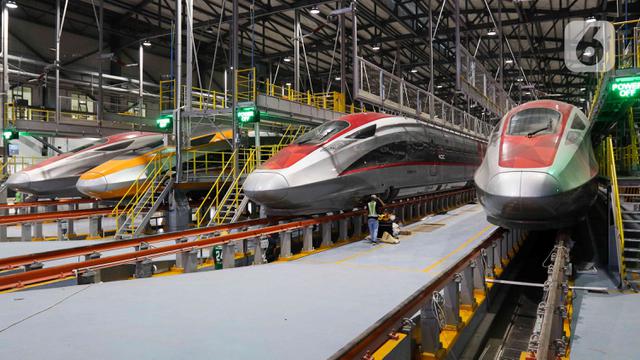 Intip Depo Tegalluar, Tempat Perawatan Kereta Cepat Jakarta-Bandung