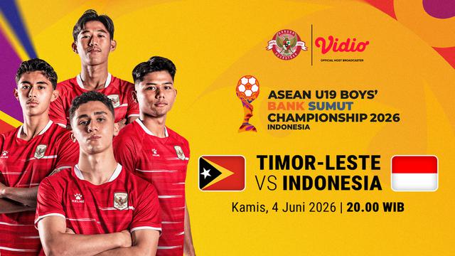 AFF U19 2026: Timor Leste vs Indonesia