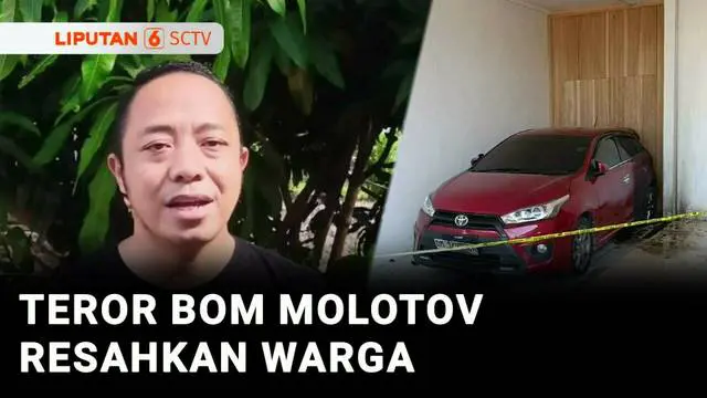 VIDEO: Rumah Warga di Gorontalo Dilempar Bom Molotov hingga Mobilnya Terbakar