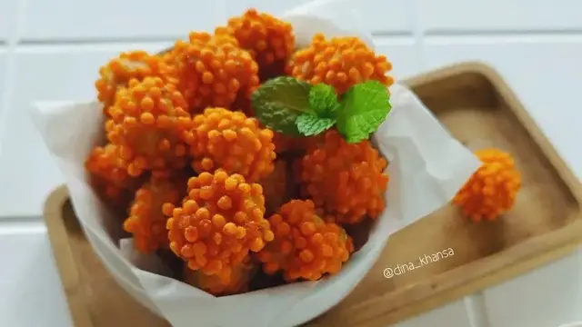 Resep bola-bola ayam bubble crumb. (dok. Cookpad @dina_khansa24)