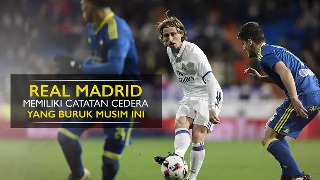 Real Madrid Memiliki Catatan Cedera yang Buruk Musim Ini