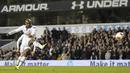 Jermain Defoe bermain dua kali bagi Tottenham yakni pada tahun 2004-2008 dan 2009-2014. Selama kurun waktu tersebut Defoe telah mencetak 91 gol bagi Spurs di Premier League. (AFP/Ian Kington)