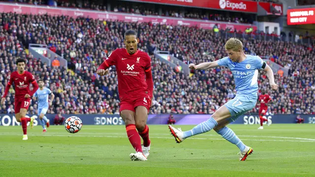 FOTO: Liverpool Gagal Raih Poin Penuh Lawan Manchester City
