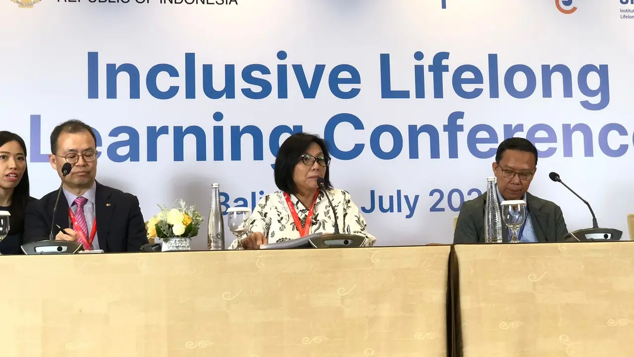 Inclusive Lifelong Learning conference menghasilkan Bali Manifesto yang merupakan peta jalan menuju pembelajaran seumur hidup