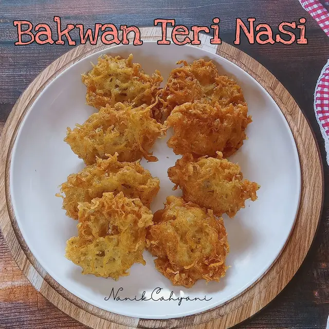 Resep bakwan Teri Nasi Basah