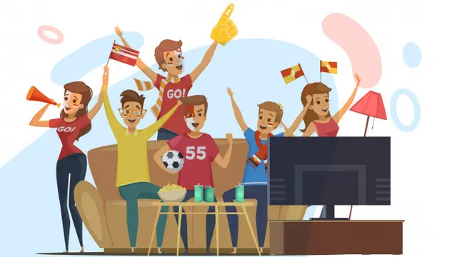 Banner Gibol Jangan Nobar Euro 2021