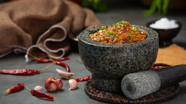 Ilustrasi sambal goreng pare