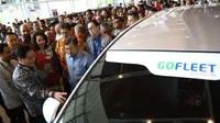 Peluncuran Gofleet di ajang Gaikindo Indonesia International Auto Show (GIIAS) 2019. Dok: Gofleet