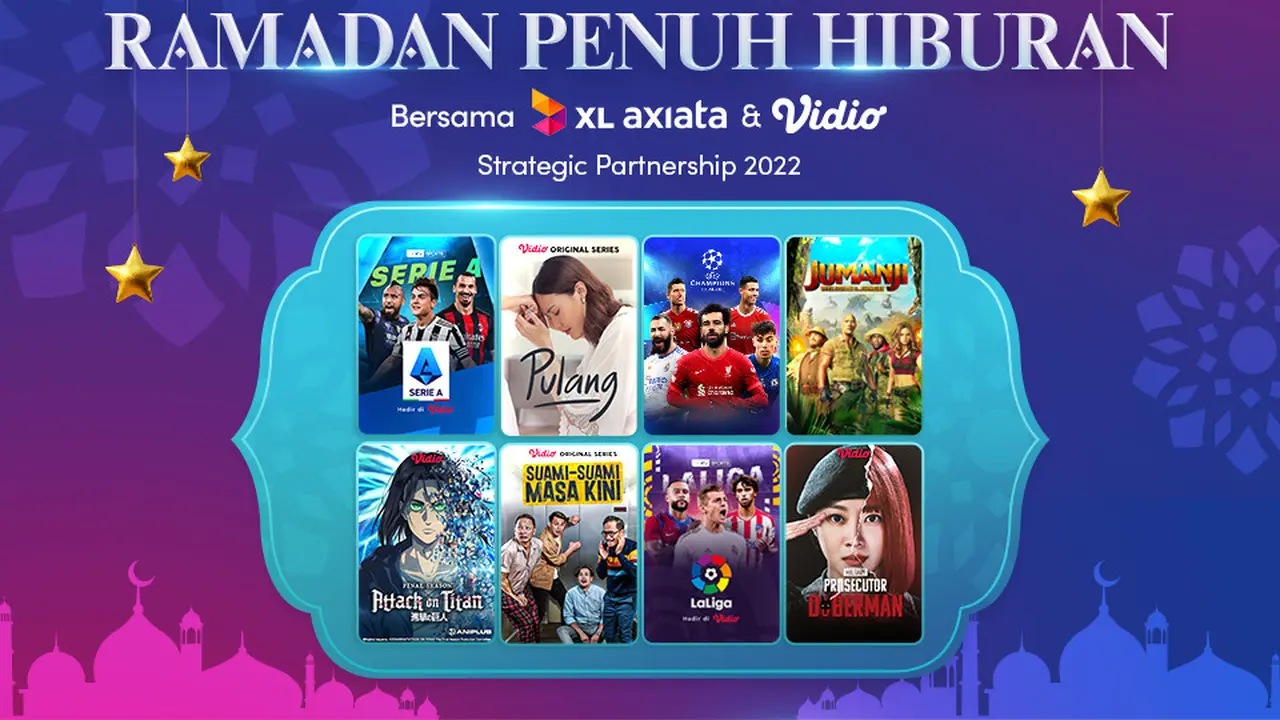 XL Axiata-Vidio Hadirkan Bonus Vidio Premium