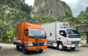 Produk kendaraan niaga Mitsubishi Fuso di Indonesia. (KTB)