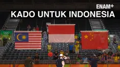Kedua pasangan terlihat berusaha tampil tenang dan tidak tegang agar bermain maksimal.