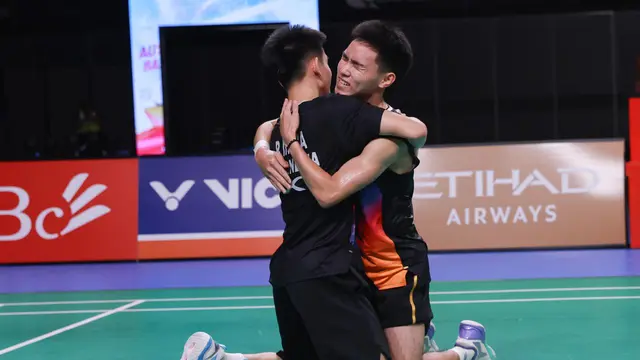 Raymond Indra/Nikolaus Joaquin menjadi juara Australia Open 2025