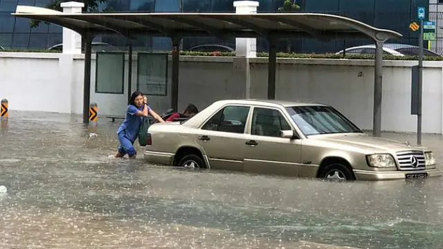 Banjir di Singapura pada 8 Januari 2018