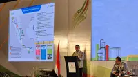 Gamal Imam Santoso, Direktur Utama Pertamina Gas (Pertagas) dalam sesi Diskusi Panel Forum Gas Nasional 2024 yang digelar Satuan Kerja Khusus Pelaksana Hulu Minyak dan Gas Bumi (SKK Migas) di Bandung, Kamis, 20 Juni 2024.