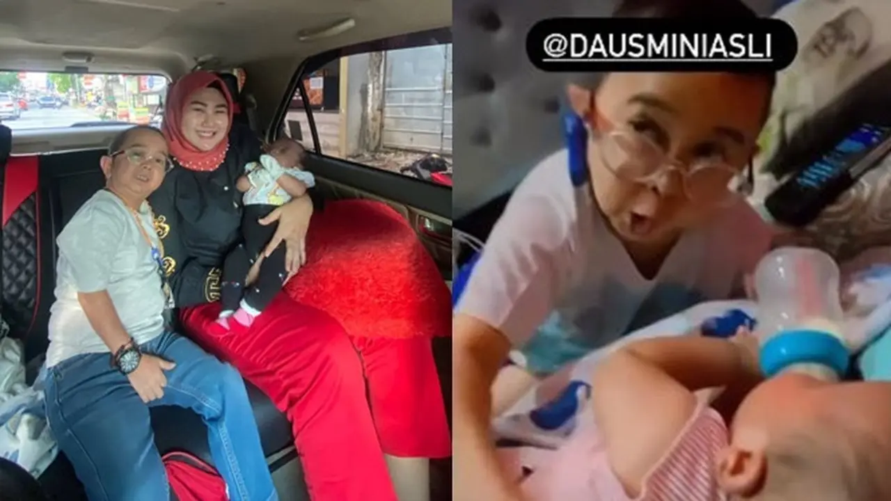 6 Momen Daus Mini Asuh Anak Bungsu, Ayah Siaga Penuh Kasih Sayang