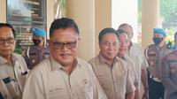 Sejumlah mantan Kapolri menyambangi Mabes Polri, Jakarta Selatan, Kamis (27/10/2022). (Merdeka.com/ Rahmat Baihaqi)