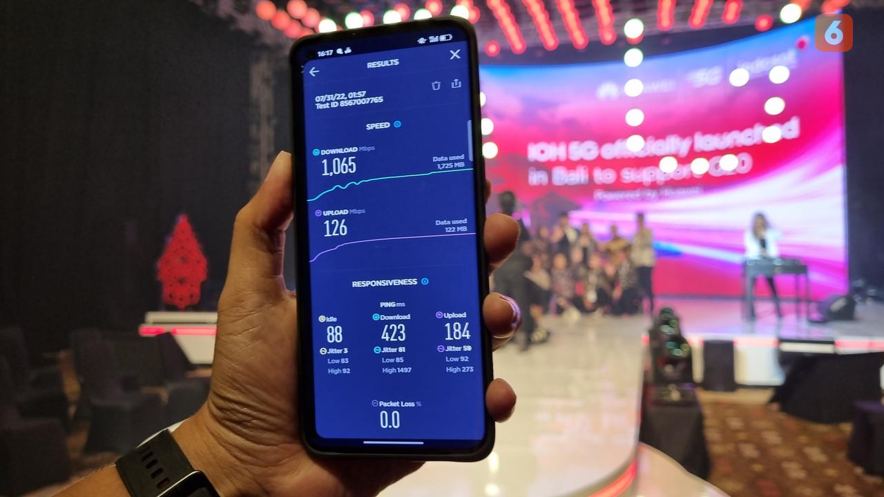 Uji jaringan 5G di Bali