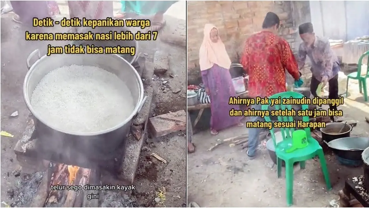 Acara Hajatan Masak Nasi 7 Jam Tak Kunjung Matang, Disebut Ada Jin Mengganggu