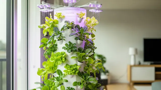 Desain Kebun Hidroponik Vertikal Indoor/Gemini AI