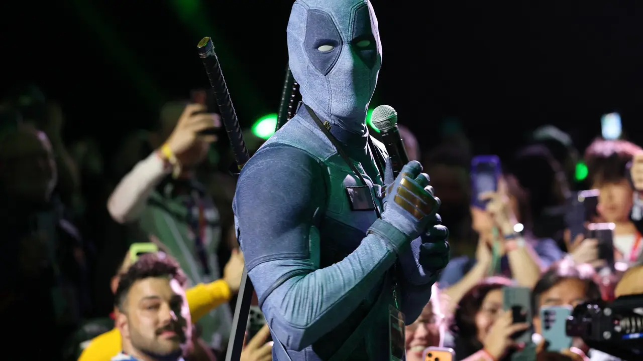 Ryan Reynolds dalam San Diego Comic-Con. (Amy Sussman / GETTY IMAGES NORTH AMERICA / Getty Images via AFP)