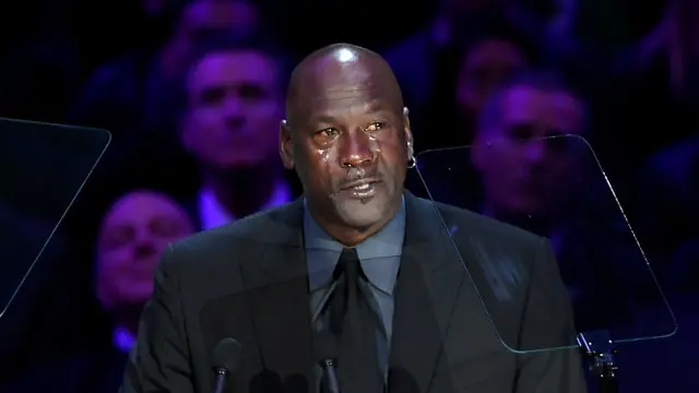 Michael Jordan Menangis