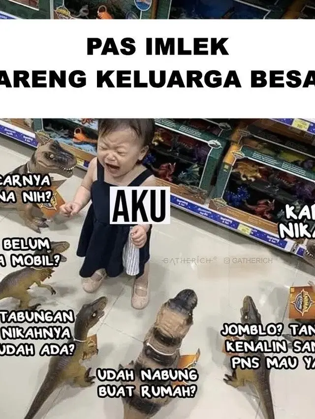 10 Meme Kocak saat Hari Raya Imlek Ini Bikin Senyum Tipis