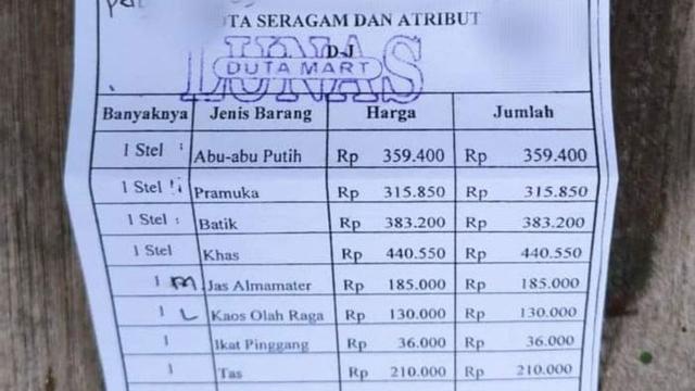 Twitter Sekolah - Seragam