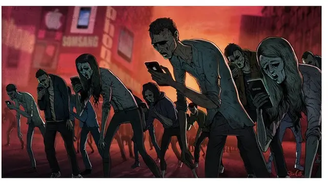 Ilustrasi sindir kehidupan manusia zaman sekarang