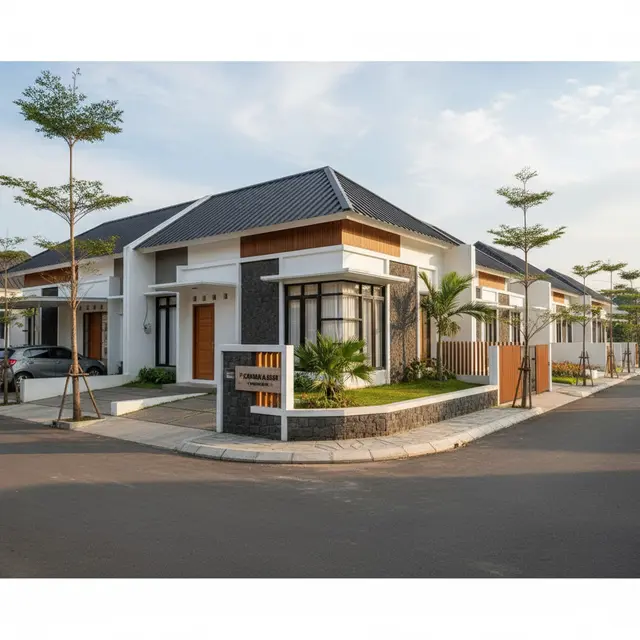 Inspirasi Desain Rumah Tipe 36 di Tanah Pojok di Perumahan
