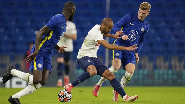 FOTO: Chelsea Bermain Imbang Lawan Tottenham di Laga Persahabatan