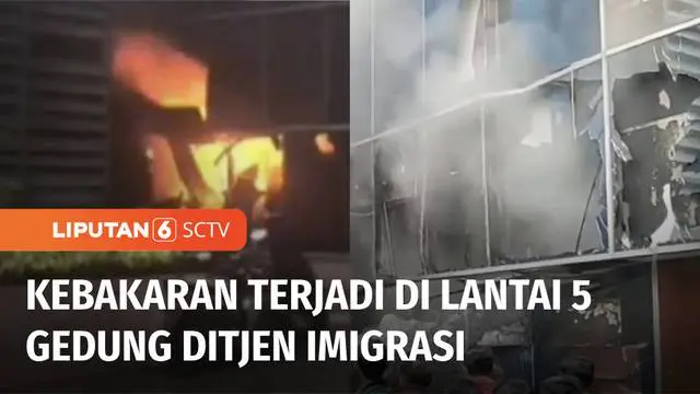 Gedung Ditjen Imigrasi Kemenkumham di Jalan Rasuna Said, Kuningan, Setiabudi, Jakarta Selatan, terbakar. Selain membuat pegawai panik, puluhan WNA tahanan Ditjen Imigrasi juga terpaksa dievakuasi