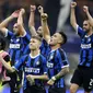 1. Inter Milan - Sepanjang sejarah Serie A Italia, Inter Milan menjadi satu-satunya tim yang tidak pernah merasakan degradasi. Total 18 gelar Scudetto sudah diraih klub yang bermarkas di Giuseppe Meazza itu.(AP/Luca Bruno)