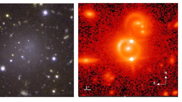 Galaksi Fosil Hidup dan Gambaran Quasar Ganda