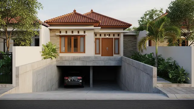 9 Desain Rumah 1 Lantai Ada Basement untuk Parkir, Solusi Optimalisasi Lahan