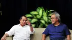 Menteri Marwan Jafar saat bersama Iwan Fals di Kediaman Iwan Fals, Depok, Selasa (16/12/2014). (Liputan6.com/Johan Tallo)