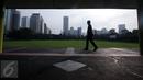 Suasana eks Senayan Golf Driving Range di Jakarta, (22/2). Pusat Pengelolaan Komplek Gelora Bung Karno (PPKGBK) mengambil alih Eks Senayan Golf Driving Range yang merupakan kawasan peninggalan nasional akan dijadikan RTH. (Liputan6.com/Angga Yuniar)