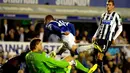 Ross Barkley mencetak gol kedua pada pertandingan Liga Premier Inggris antara Everton vs Newcastle United di Goodison Park, Liverpool (30/09/2013). (AFP/Paul Ellis)