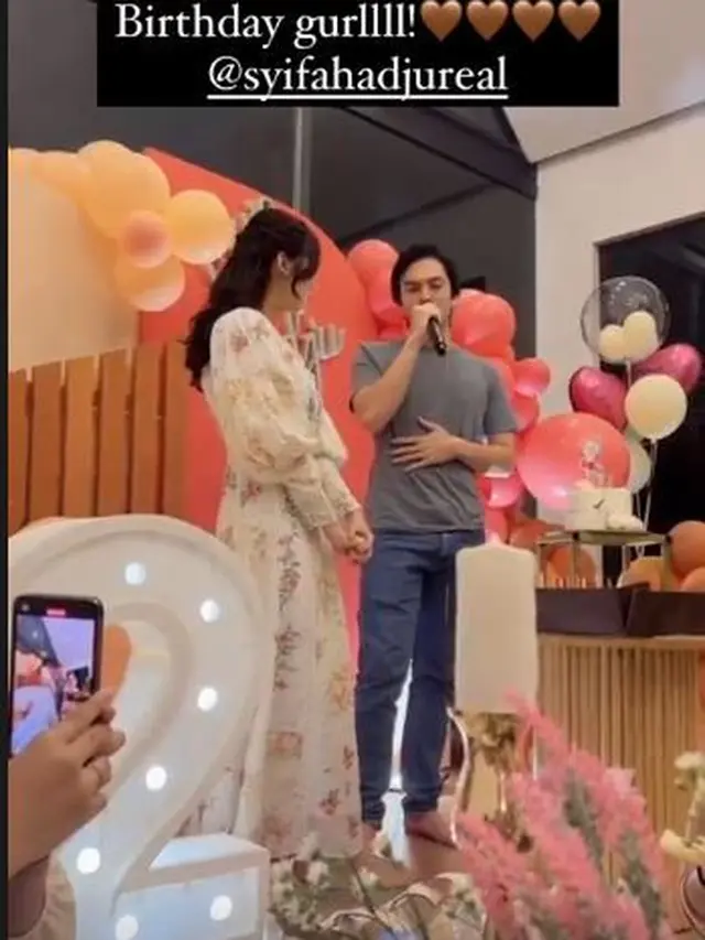 6 Potret Ulang tahun Syifa Hadju yang ke-22 tahun, Dihadiri Rekan Artis