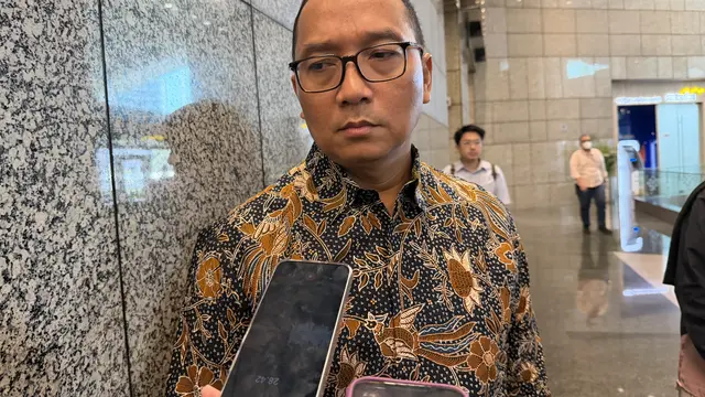 Direktur Utama Kliring Penjaminan Efek Indonesia (KPEI)  Iding Pardi. (Foto: Liputan6.com/Tira Santia)