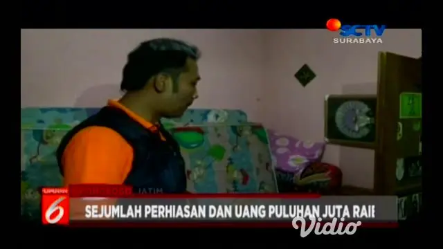 VIDEO: Ditinggal Ziarah Wali Songo, Pencuri Jarah Rumah Warga di Ponorogo
