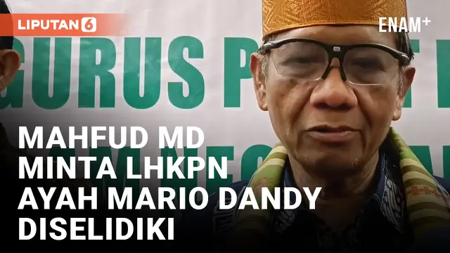 VIDEO: Ayah Mario Dandy Mundur dari ASN, Mahfud Md: LHKPN Harus Tetap Diselidiki