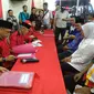 Wali Kota Palembang dan wakil kembali berduet pada Pilkada Wali Kota Palembang 2018, Sabtu (3/5/2017). (Liputan6.com/Nefri Inge)