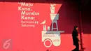 Pameran Jakarta Biennale bertema Maju Kena Mundur Kena di Gudang Sarinah, Jakarta, Sabtu (14/11/2015). Pameran ini diikuti seniman dari dalam dan luar negeri. Pameran berlangsung dari 15 November 2015 - 17 Januari 2016. (Liputan6.com/ Gempur M Surya)