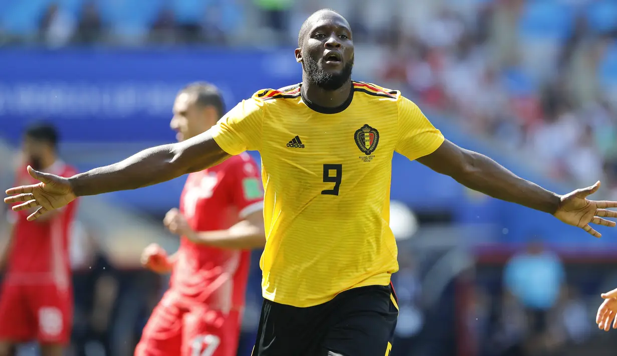 3. Romelu Lukaku (Belgia) - 4 Gol. (AP/Hassan Ammar)