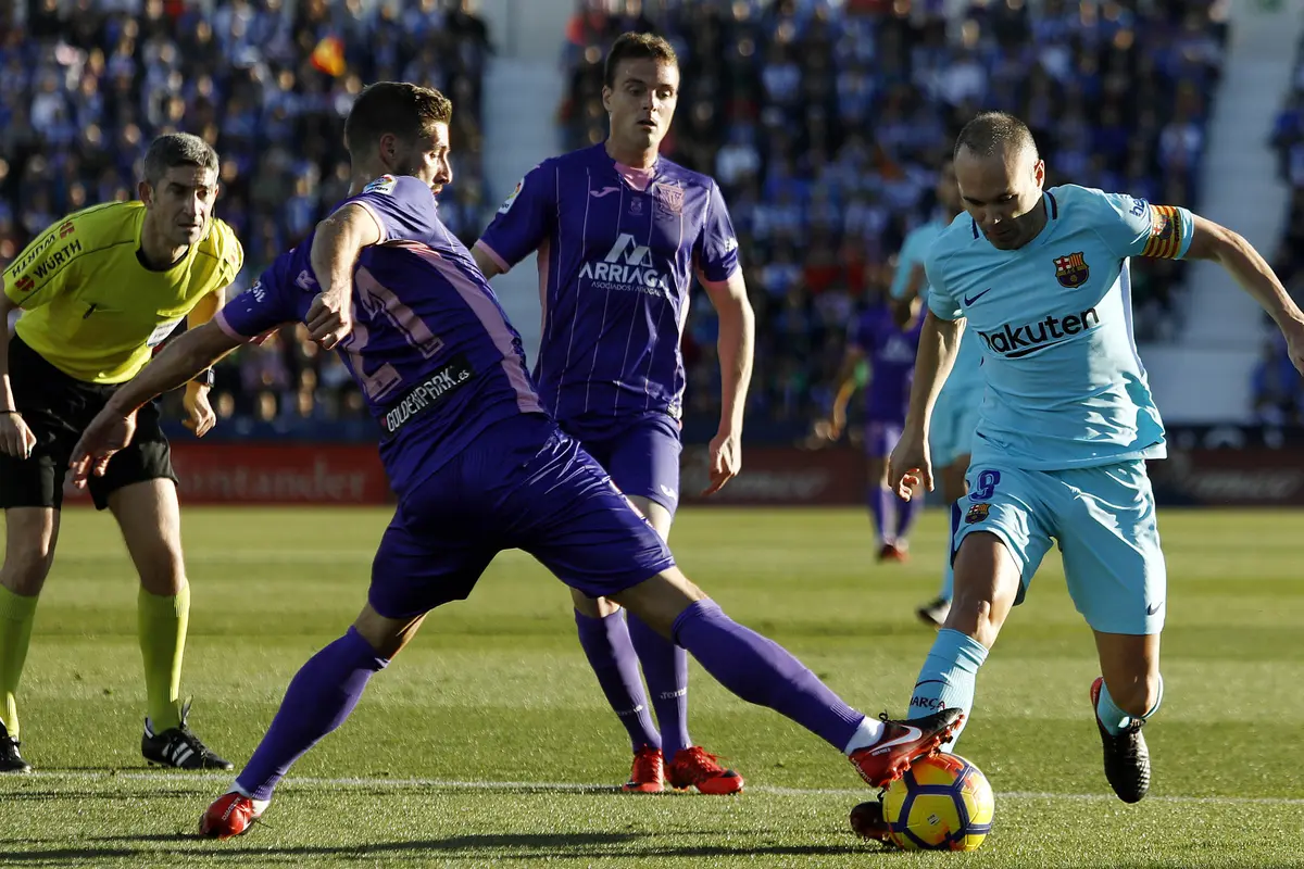 FOTO: Tekuk Leganes, Barcelona Kian Kukuh di Puncak Klasemen