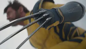 Aksi Hugh Jackman dalam film Deadpool & Wolverine. (Marvel Studios via IMDb)