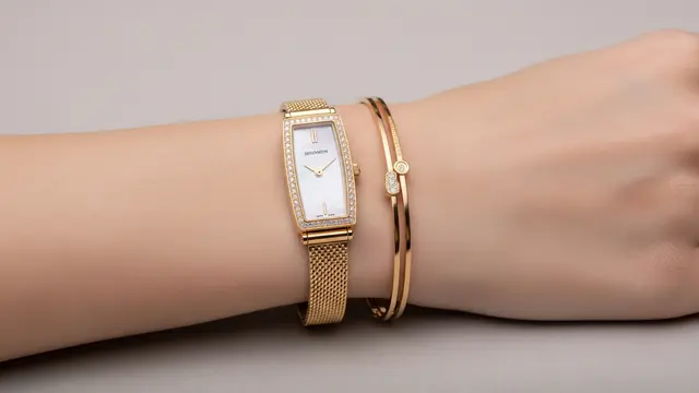 Model Jam Tangan yang Cocok Dipadukan dengan Gelang Emas/ Ilustrasi AI