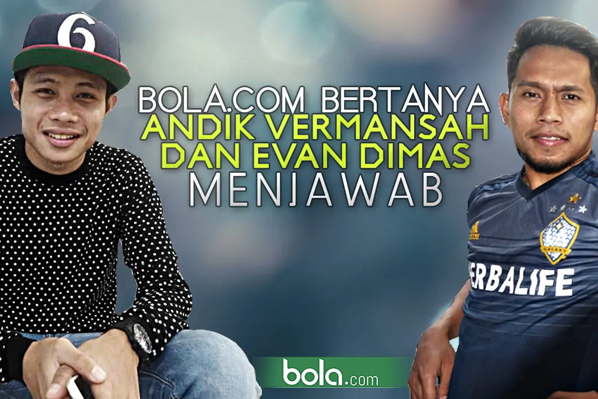 Bola.com Bertanya Andik Vermansah dan Evan Dimas Menjawab (Bola.com/Samsul Hadi)
